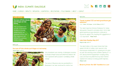 Desktop Screenshot of indiaclimatedialogue.net